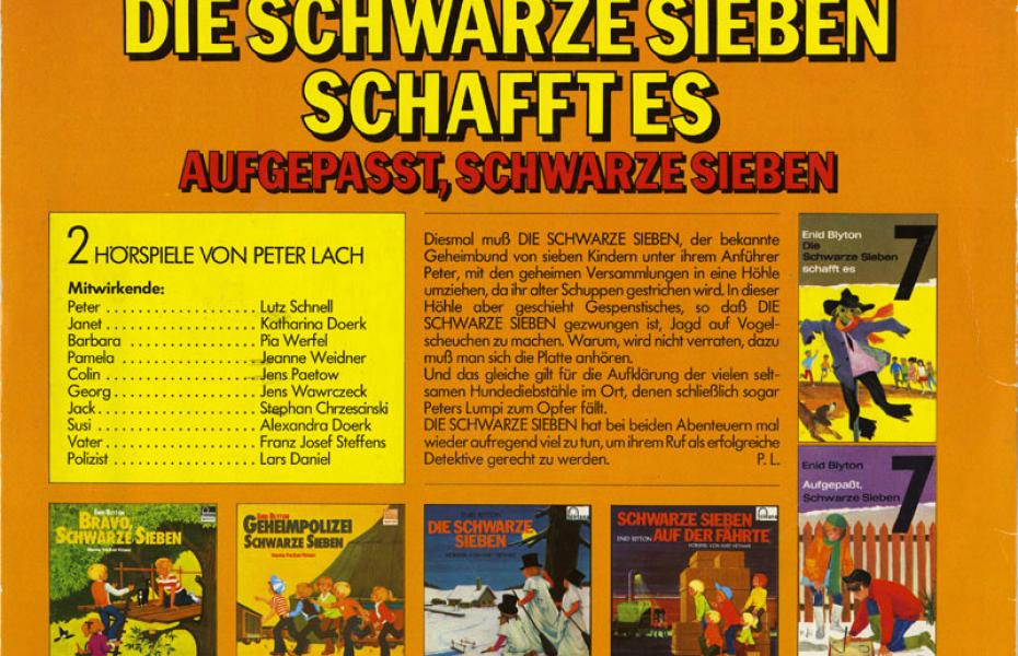 Die schwarze Sieben schafft es / Aufgepasst schwarze Sieben