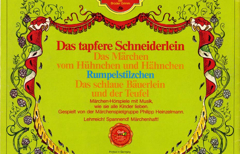 Das tapfere Schneiderlein / Das Märchen vom Hühnchen und Hähnchen / Rumpelstilzchen / Das schlaue Bäuerlein und der Teufel