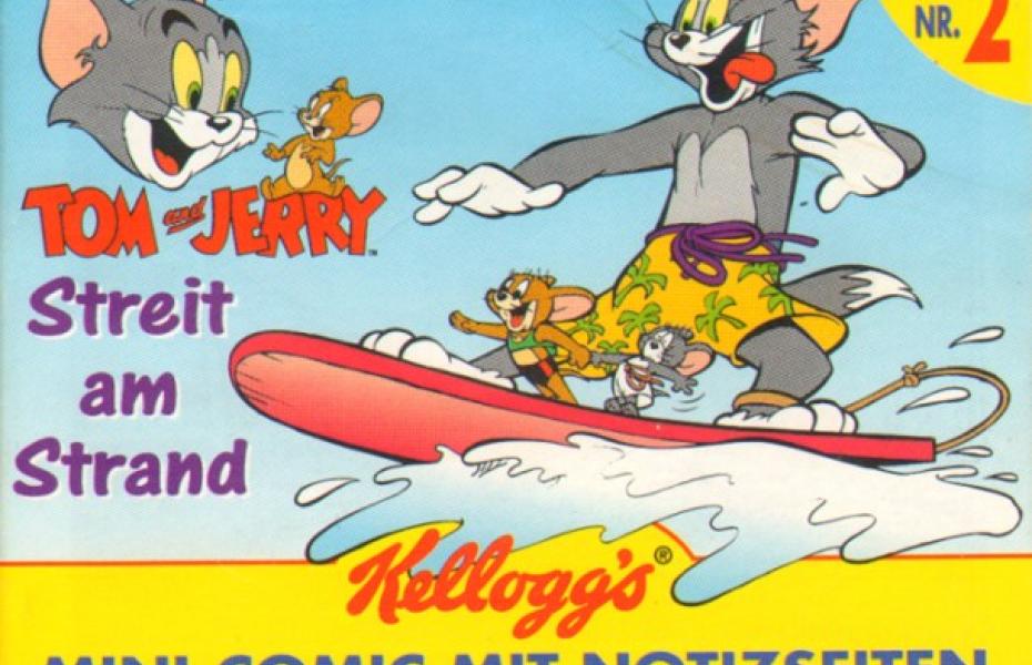 Tom und Jerry - Streit am Strand (Reihe: Kellogg&#039;s Minicomic mit Notizseiten ; 2)