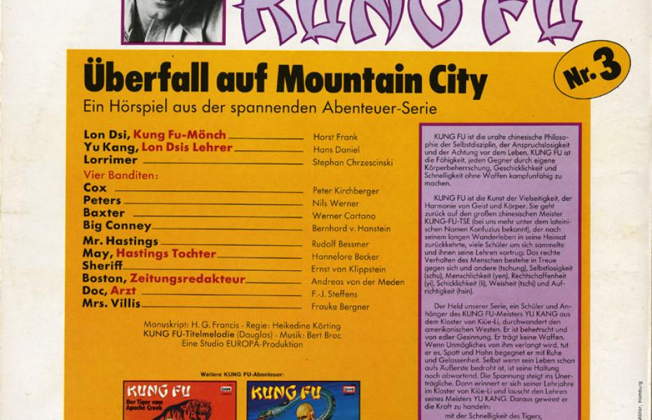 Überfall auf Mountain City (Reihe: Kung-Fu; 3)