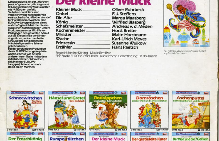 Der kleine Muck (Die Märchenparade ; 8)