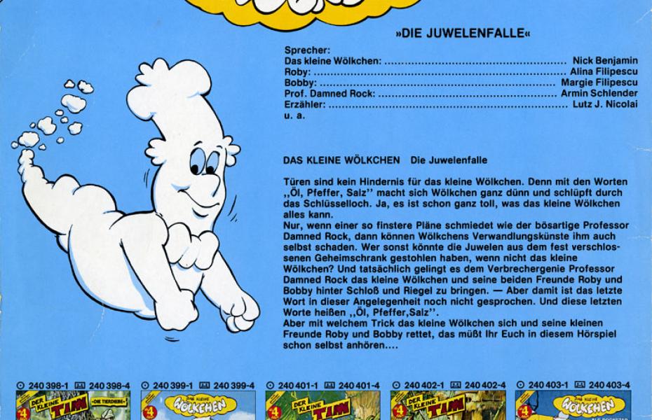 Das kleine Wölkchen: Die Juwelenfalle