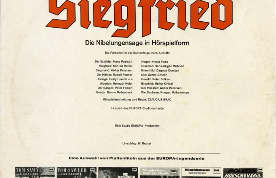 Siegfried - Die Nibelungensage