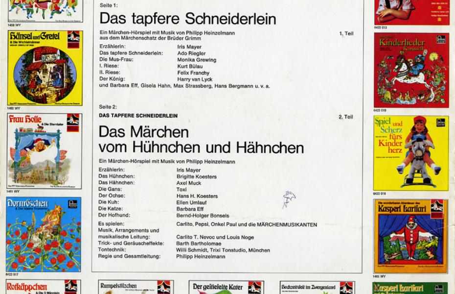 Das tapfere Schneiderlein / Das Märchen vom Hühnchen und Hähnchen