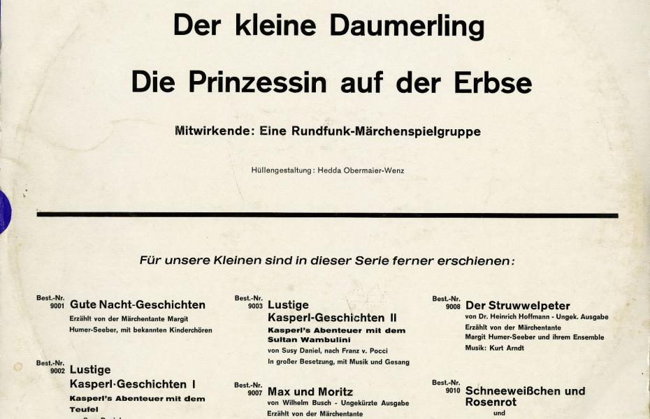 Der kleine Daumerling /Die Prinzessin auf der Erbse